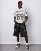CONCRETE JUNGLE '69' DENIM SHORT