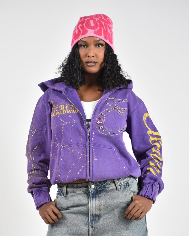 COSMIC WEB ZIPUP HOODIE
