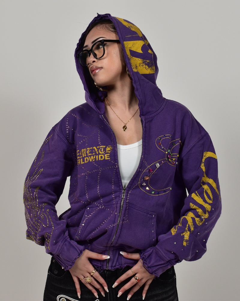 COSMIC WEB ZIPUP HOODIE