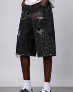 CONCRETE JUNGLE '69' DENIM SHORT