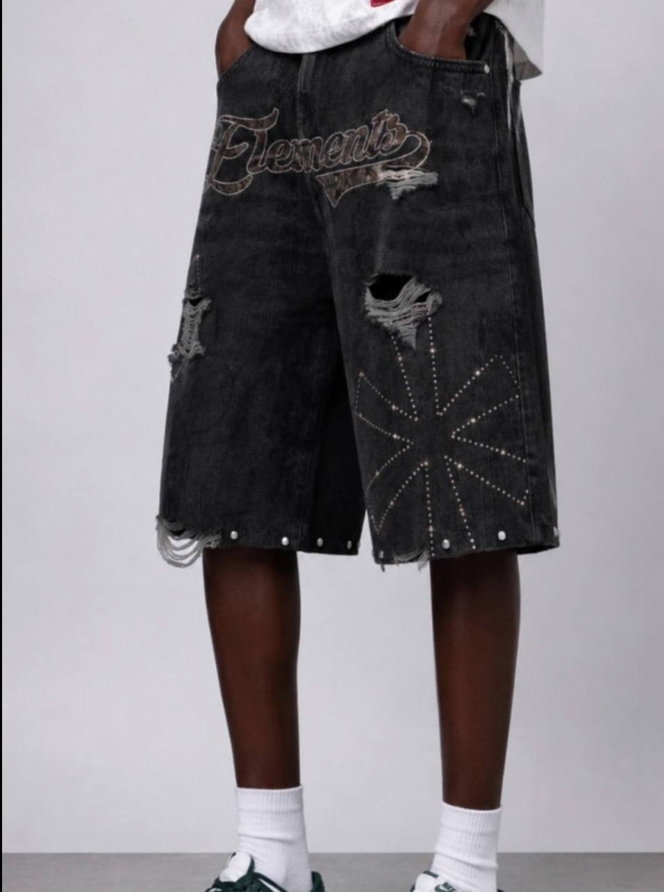 CONCRETE JUNGLE '69' DENIM SHORT