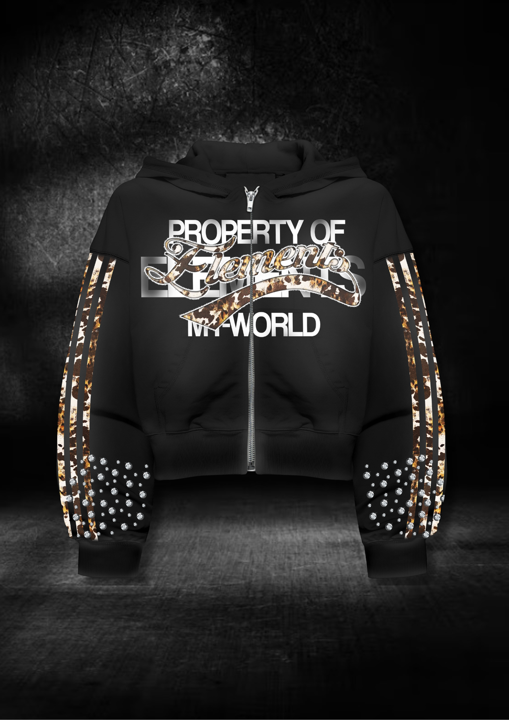 PROPERTY OF ELEMENTS SIGNATURE ZIPUP HOODIE