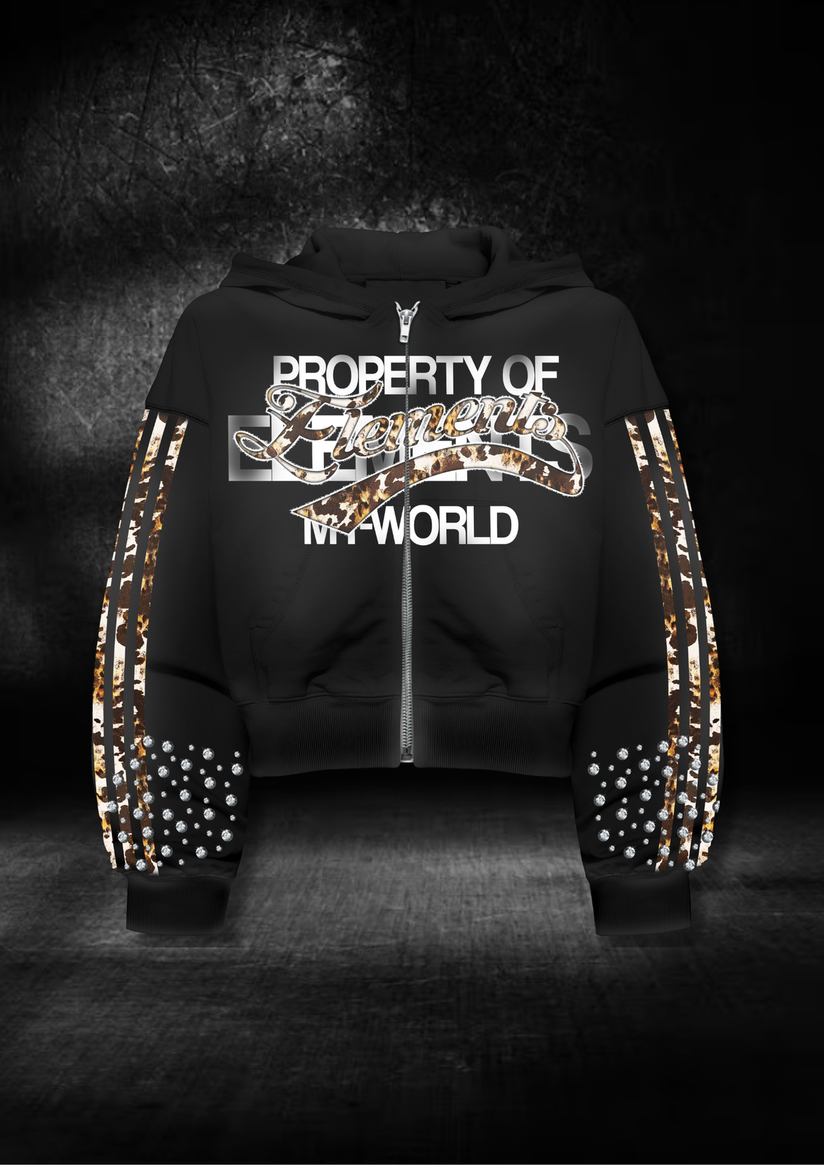 PROPERTY OF ELEMENTS SIGNATURE ZIPUP HOODIE