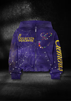 COSMIC WEB ZIPUP HOODIE